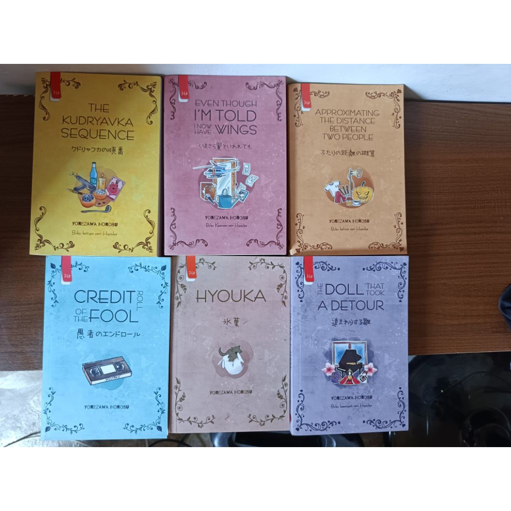 preloved novel hyouka set volume 1-6