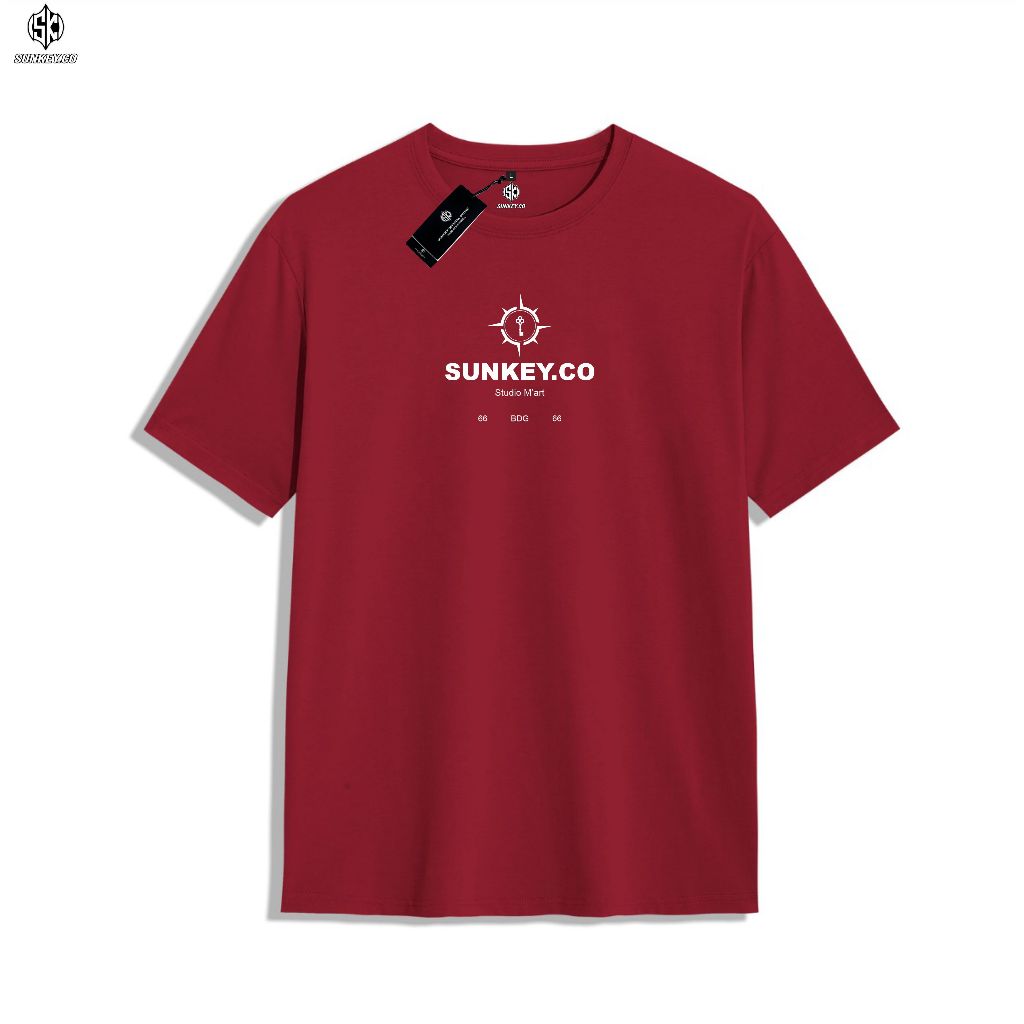 Kaos Oblong Pria Lengan Pendek Baju Pria Cotton Combed Sunkey Original Motip Studio Mart