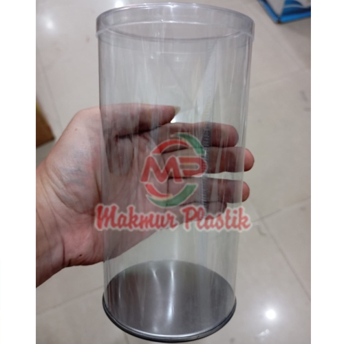 Tabung Mika Alas Kaleng / Toples Mika kue kering / Toples Souvenir / Tabung PET