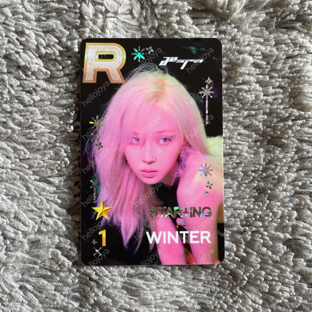 [ready stock] ssm r card aespa superstar smtown winter sssm