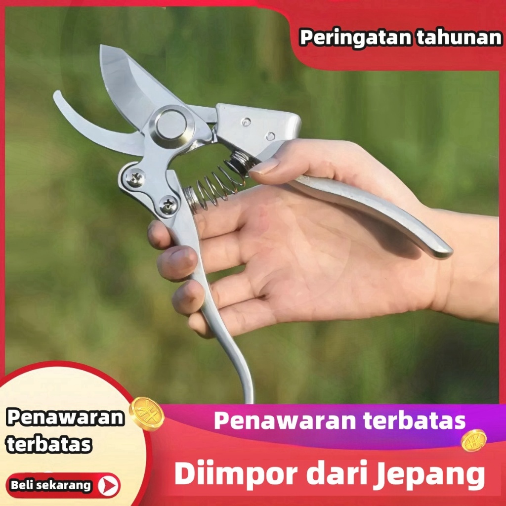 Kirim dalam 24 jam/Gunting Kebun/Gunting Tanaman/Gunting Pemangkas/Alat Berkebun/Peralatan Kebun/Gun