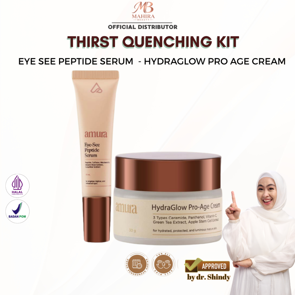 [AMURA] Amura Paket Thirst Quenching Kit Skincare Dewasa by dr Shindy  Putri c2