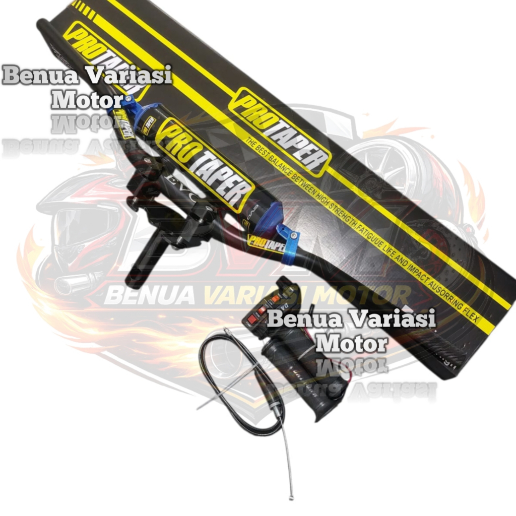 Paketan Stang RBT Protaper Tipe Low Sudah Termasuk Raiser Stang Plus Adaptor Stang/Dudukan Stang Plu