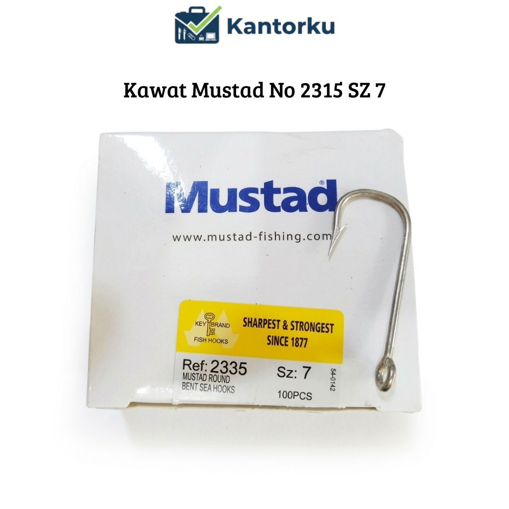 Pancing/ Mata Kail Mustad 2315 (tanpa lobang) no.7
