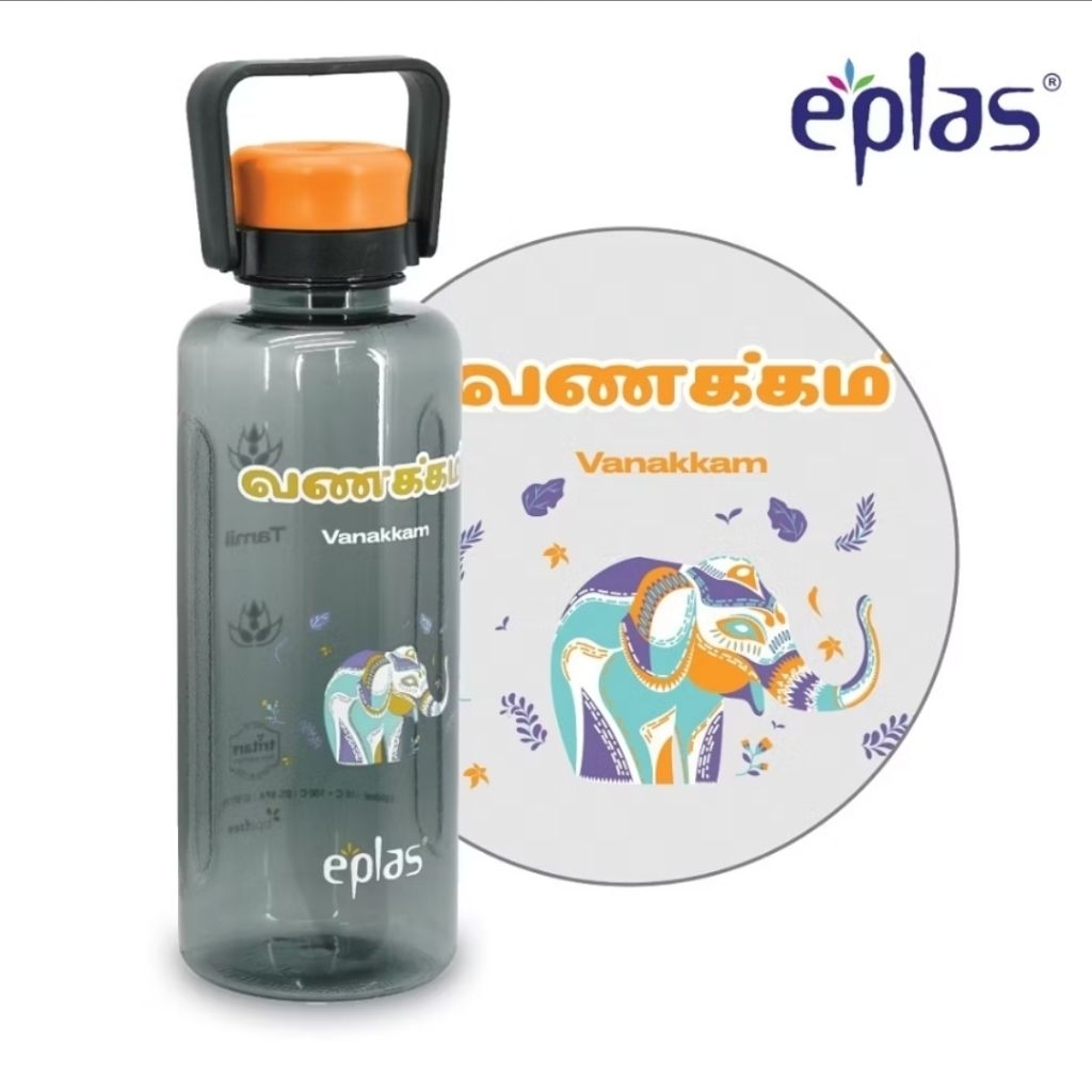 Botol Minum Eplas Tritan Tahan Panas New belum dibuka 1500ml