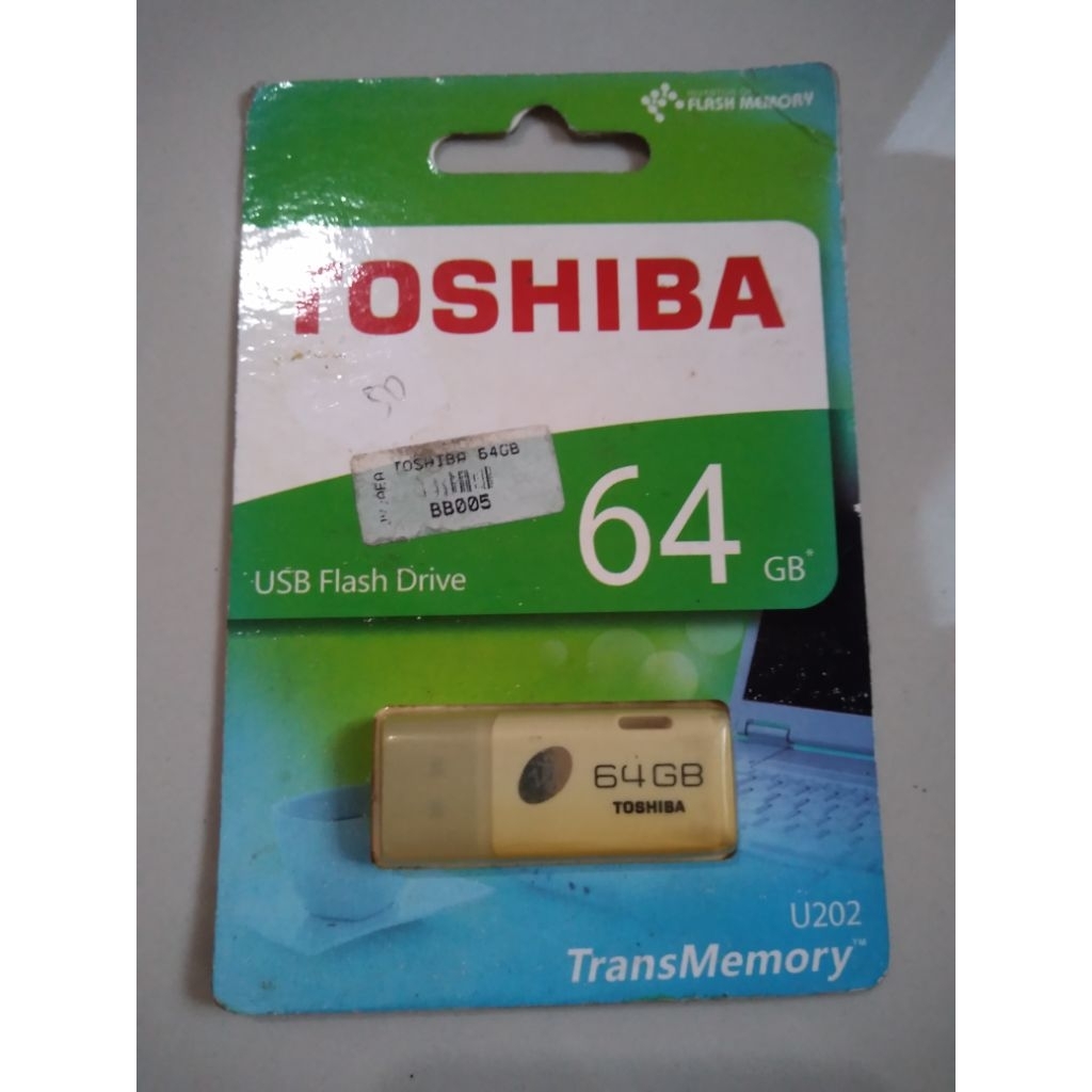 PROMO TOSHIBA ORIGINAL USB FLASH DRIVE 64GB-Flashdisk TOSHIBA