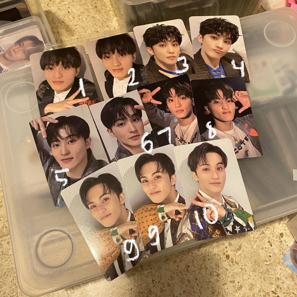 NCT MARK THE FIRST FRUIT FIRSTFRUIT TFF PHOTOCARD PC POB BENEFIT BENE FANSIGN FS SHOWCASE