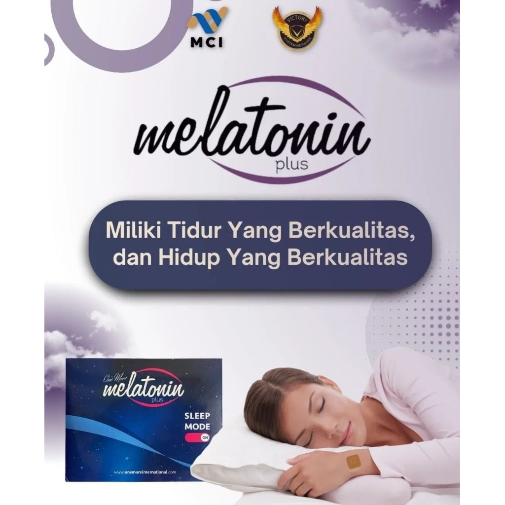 Melatonin Patch Koyo Turki Sulit Tidur Insomnia 100% Original MCI One More