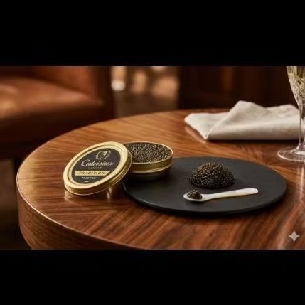 Caviar White sturgeon TRADITION prestige | Calvisius group 25 gr