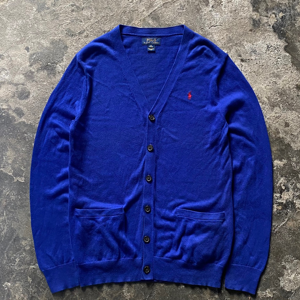 Polo Ralph Lauren Knit Cardigan scnd prlvd original Blue Cardigan