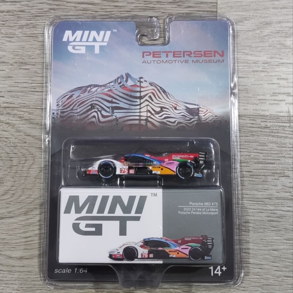 Mini GT 740 Porsche 963 Penske Motorsport #75 Petersen Automotive Museum Exclusive