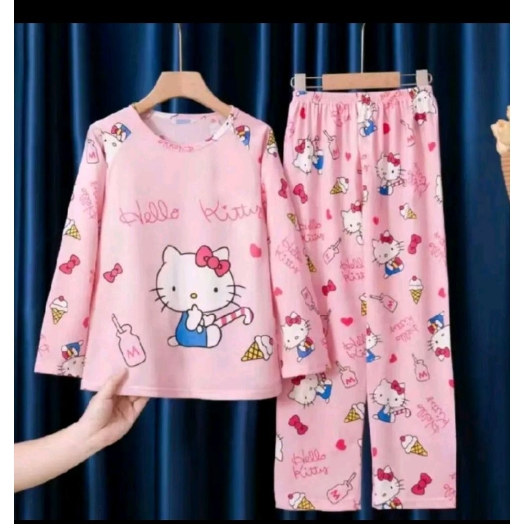 Piyama hello kitty anak baju tidur hello kitty anak piyama anak karakter hello kitty