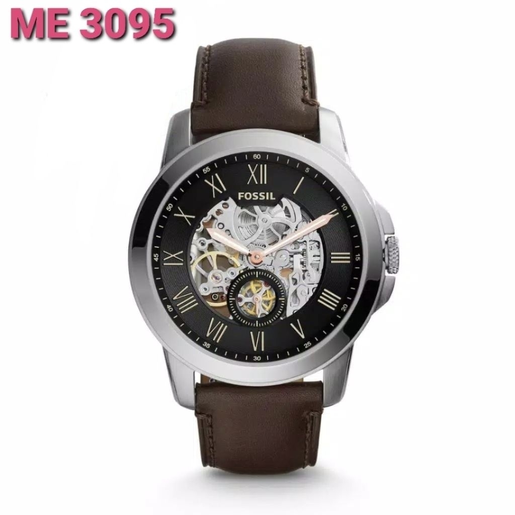 Jam Tangan Pria ME3095 Kulit Stainless steel