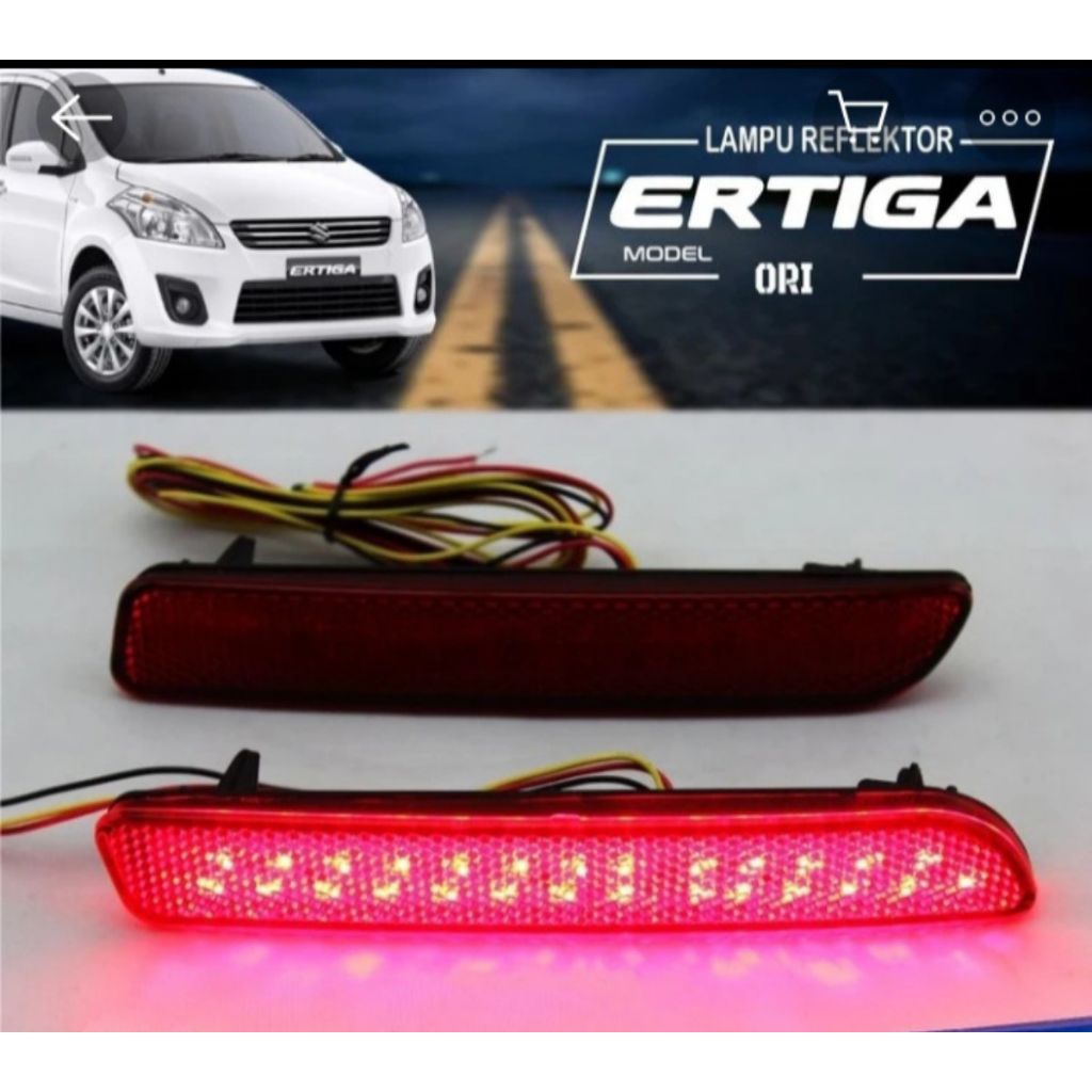 Lampu reflektor variasi bemper belakang untuk mobil suzuki ertiga ( 2012-2018 ), suzuki baleno & suz