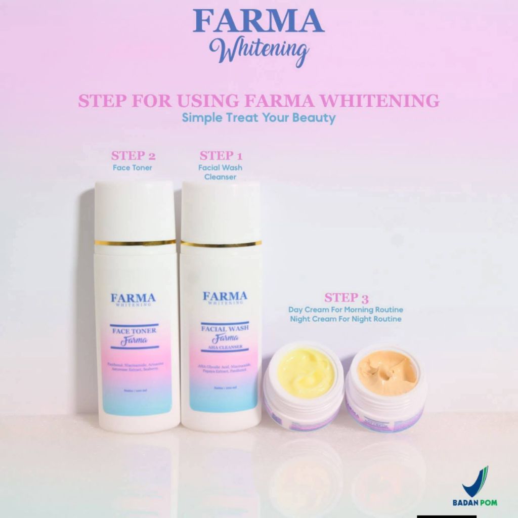 Farma whitening BPOM/Farma whitening/Farma BPOM/Farma skincare original bpom