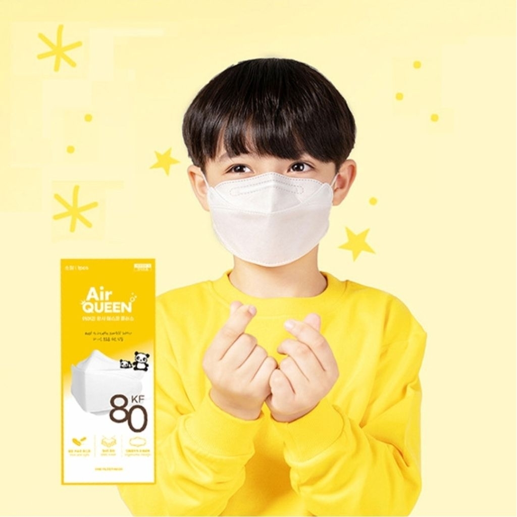 [1 Pcs] Masker Anak Air Queen KF80 Masker Anak Korea