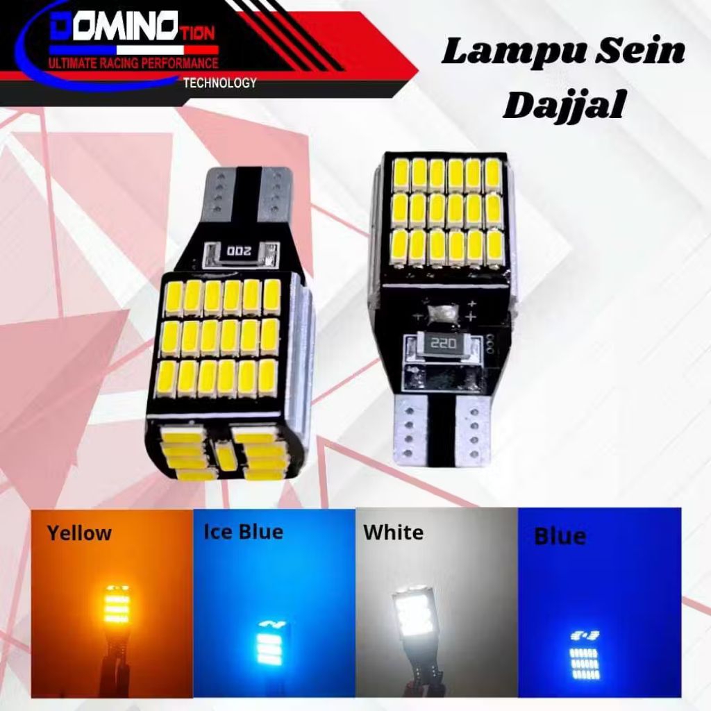 Lampu Sein LED Dajjal T10 T15