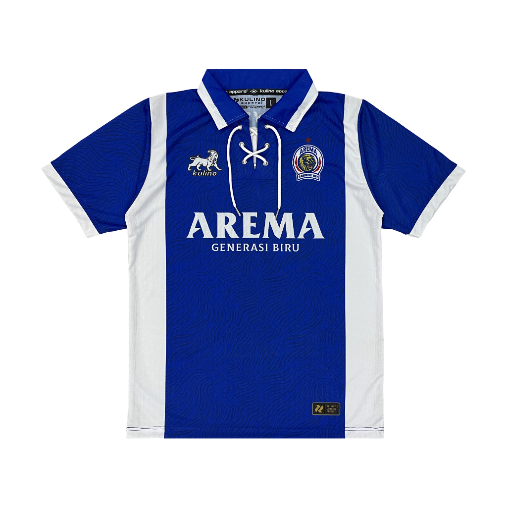 JERSEY RETRO AREMA KERAH TALI | JERSEY AREMA | JERSEY AREMANIA | JERSEY AREMA GENERASI BIRU