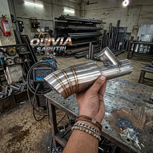 [ COD ] KNALPOT SUOS NGOROK STAINLESS MOBIL BENSIN GRANDMAX LUXIO BRIO AGYA DAN LAINNYA