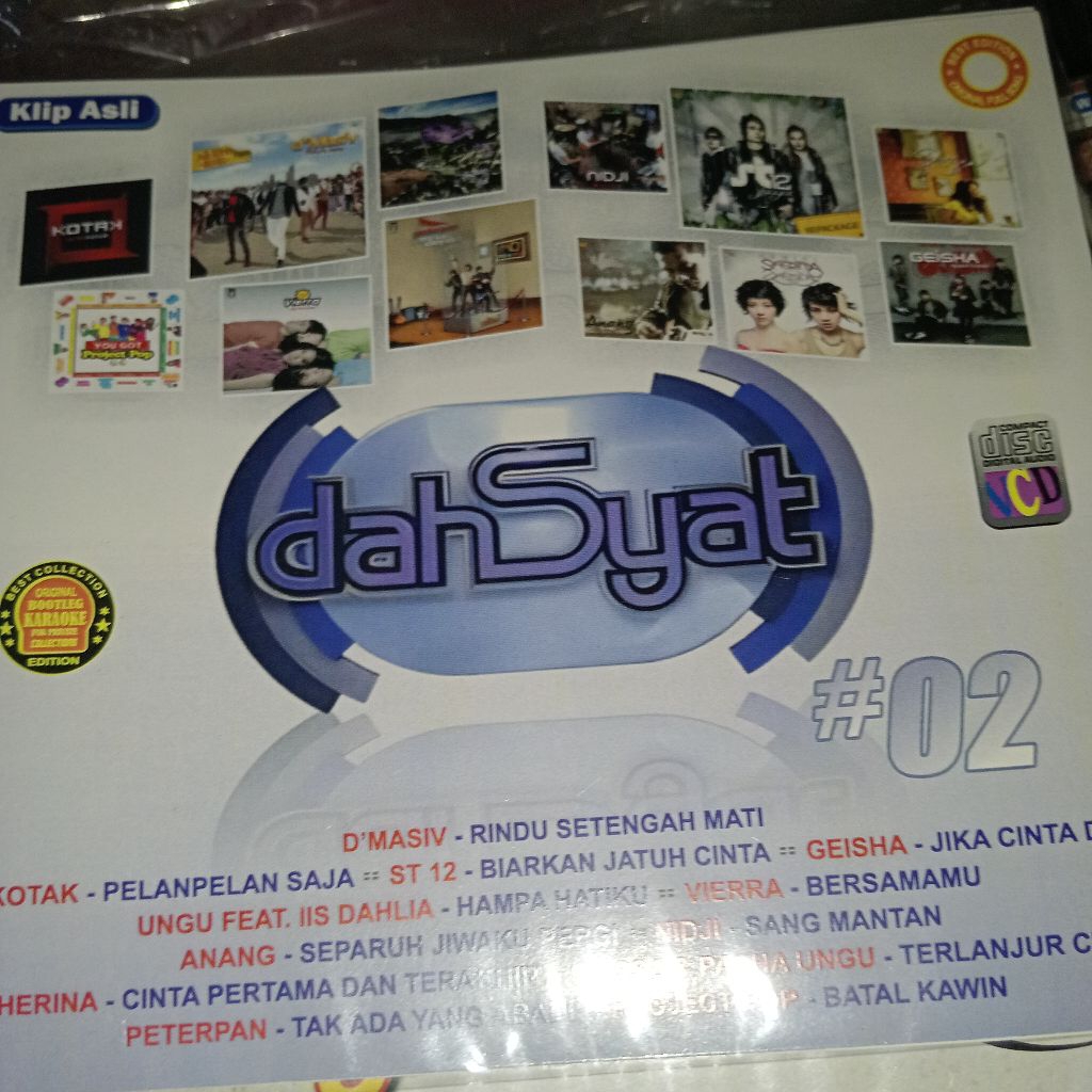 vcd karaoke dahsyat volume 2 by various artist