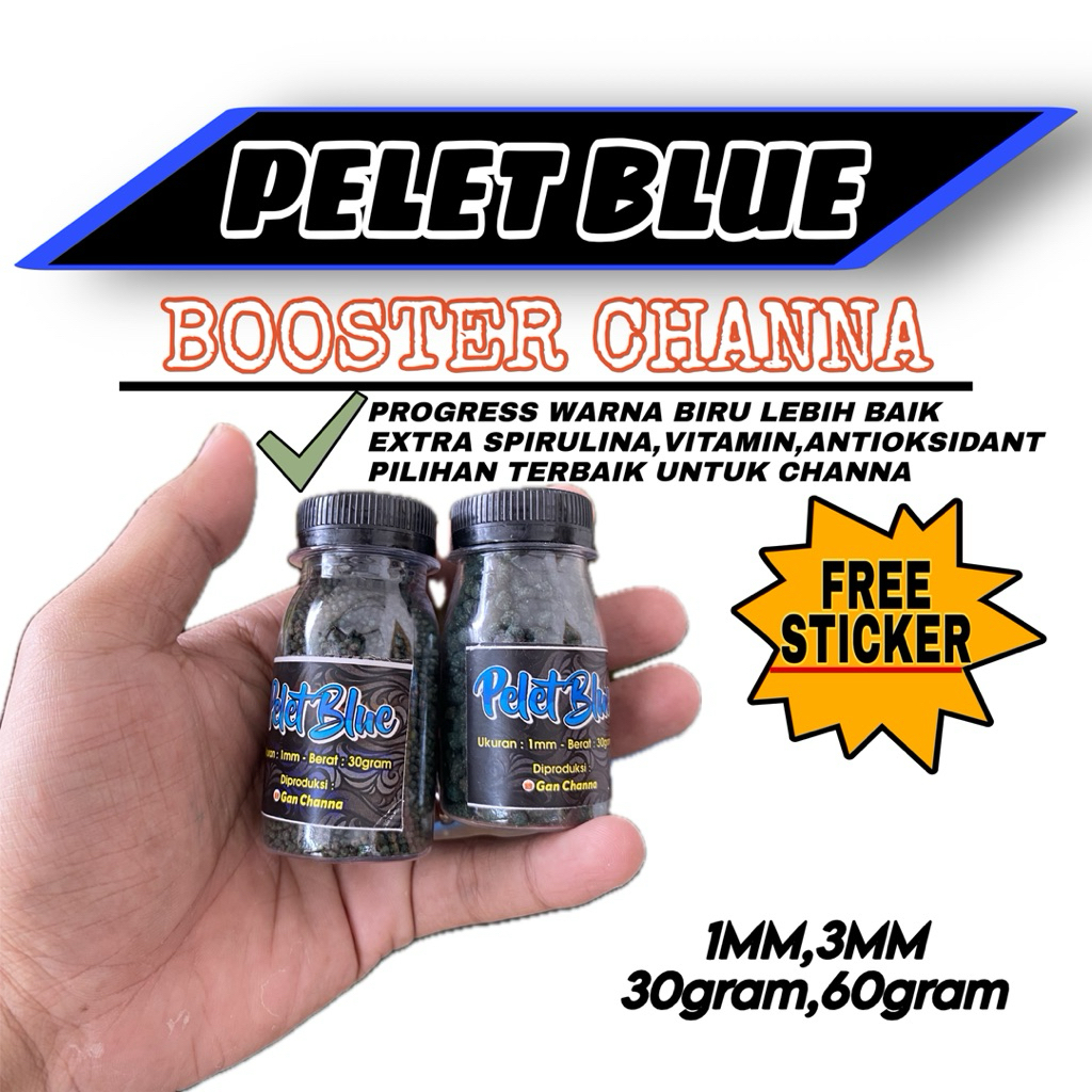 Pelet Premium Blue Murah - Pelet Blue booster - pelet blue termurah - pelet premium blue channa