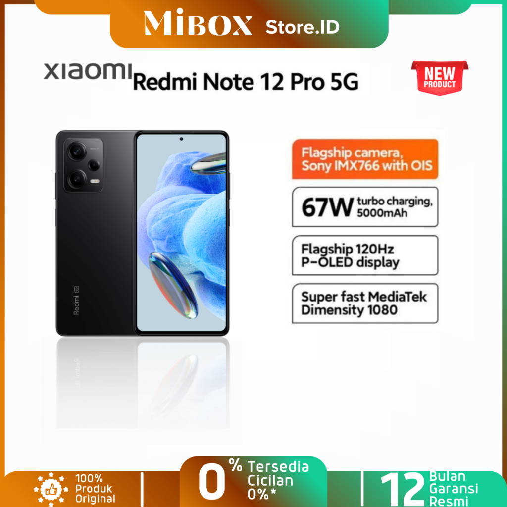 Xiaomi Redmi Note 12 Pro 5G 8/256 GB AMOLED Gorilla Glass 5 5000 mAh