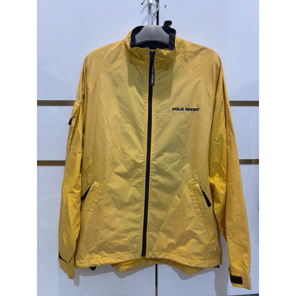 Jaket windbreaker zipper Polo sport Ralph Lauren vintage