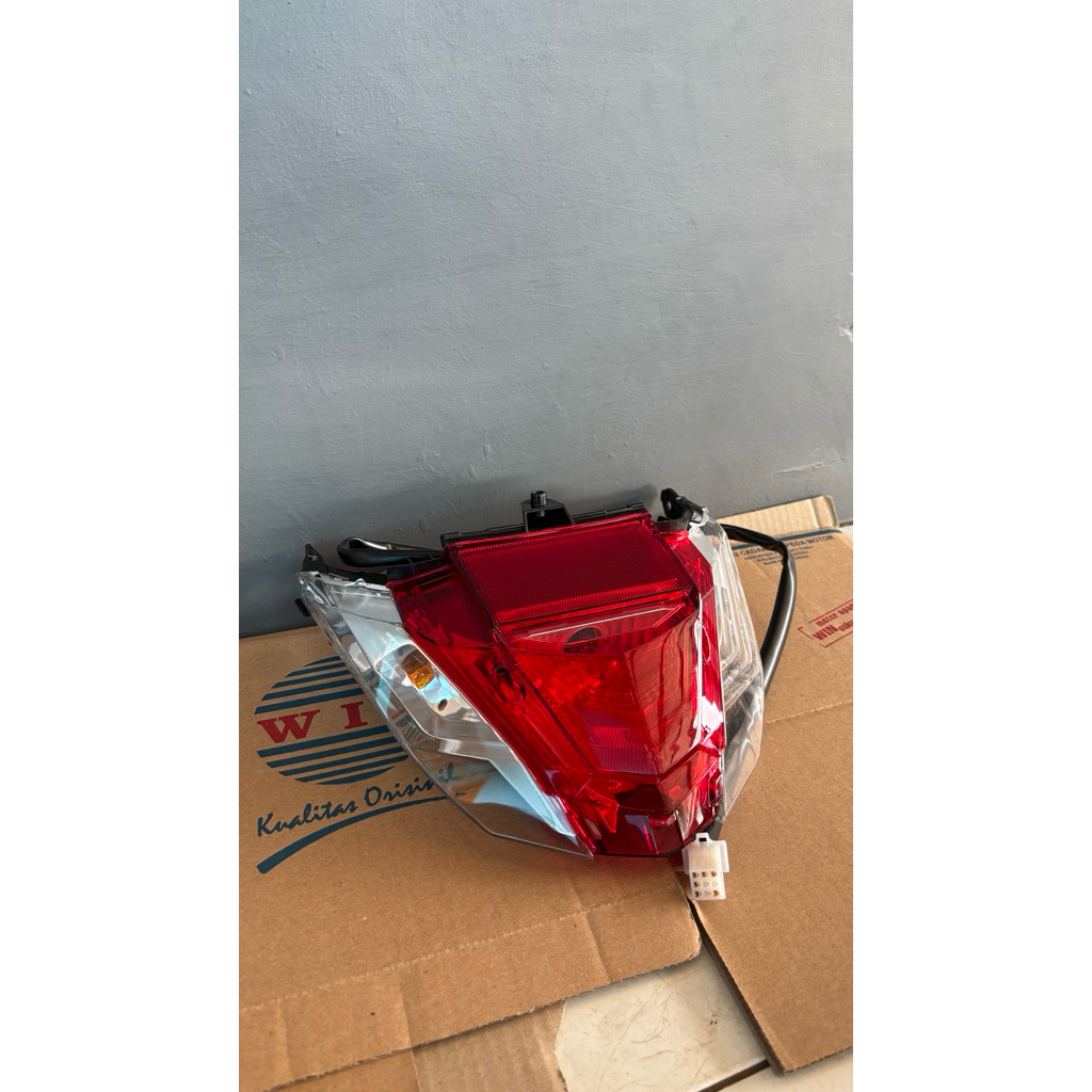Stoplamp Beat FI 2016-2020 WIN Super Terang, Lampu Belakang Plug & Play