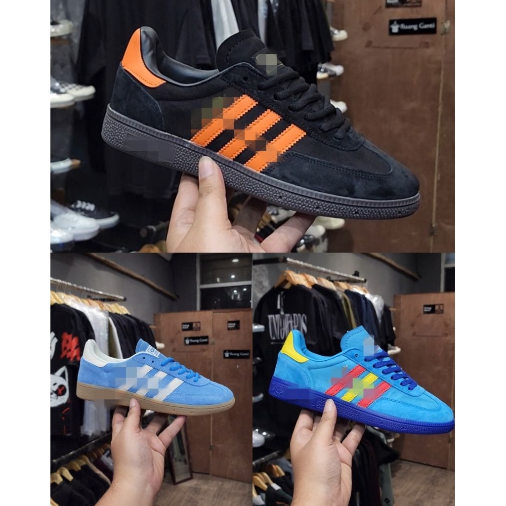 (RCS) Sepatu Sneakers Pria Spezial Core blue Black Orange End