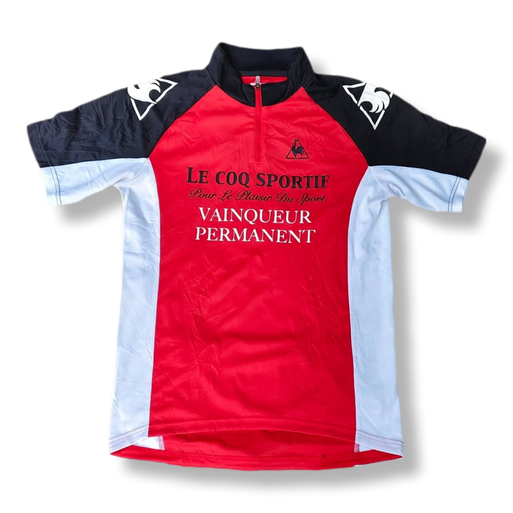 LE COQ SPORTIF HALFZIP JERSEY SEPEDA | POLO SHIRT | KAOS POLO | MNZA 3