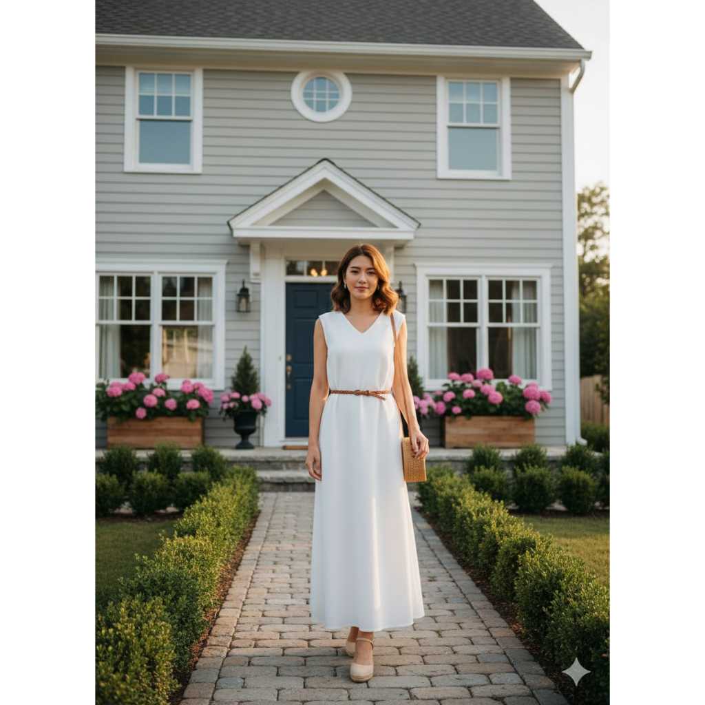 Inner Dress Manset Gamis Tanpa Lengan Rajut Long Dress Jumbo Hitam Daleman Gamis Premium