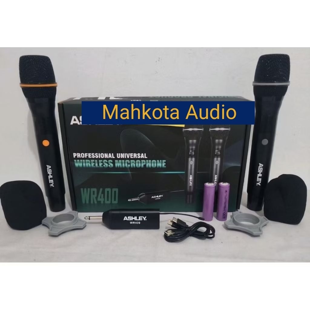 Mic Wireless Ashley WR400 WR 400 Original