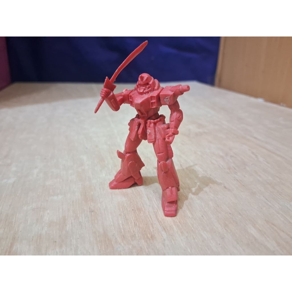 Mainan Jadul Preloved Gundam Mini Gundam Zaku Mainan Abang Abang SD Zaman Kecil Figure Robot Karet