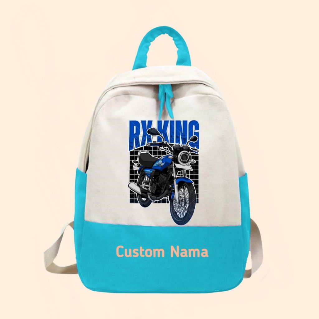 Tas anak sekolah motor Yamaha RX-King free cetak nama
