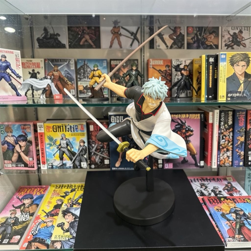 Figure Sakata Gintoki Vibration Stars Gintama Original Bandai Namco Banpresto Anime Figure PVC