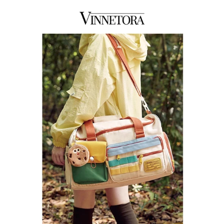 VINNETORA Travel Bag Tas Gym Wanita Tas Selemapang Wanita Besar Tas Traveling Pakaian 1131