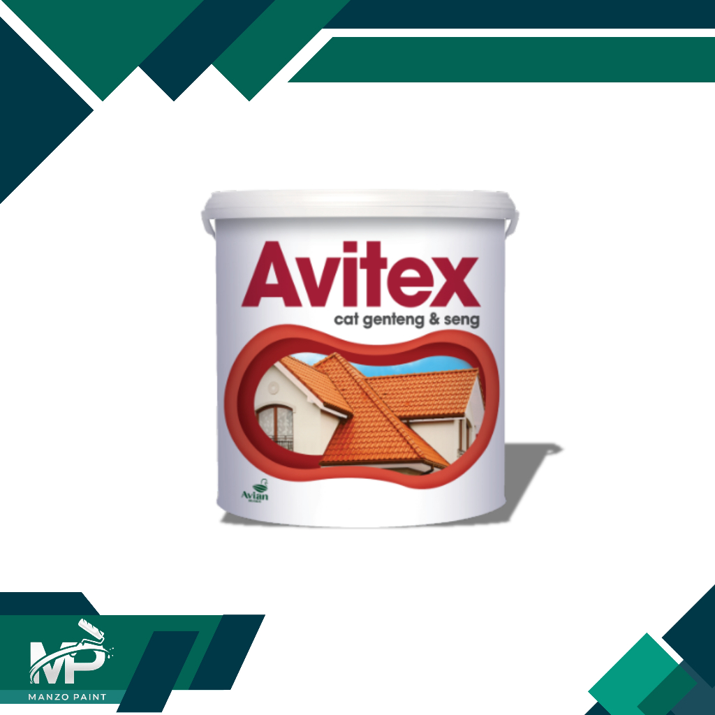 AVITEX CAT GENTENG & SENG / CAT GENTENG BERKUALITAS PREMIUM 4KG TAHAN CUACA DAN HASIL CAT MENGKILAP