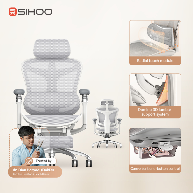 SIHOO Office Chair C300 Doro C300 Kursi Kerja Kantor Ergonomic Gaming