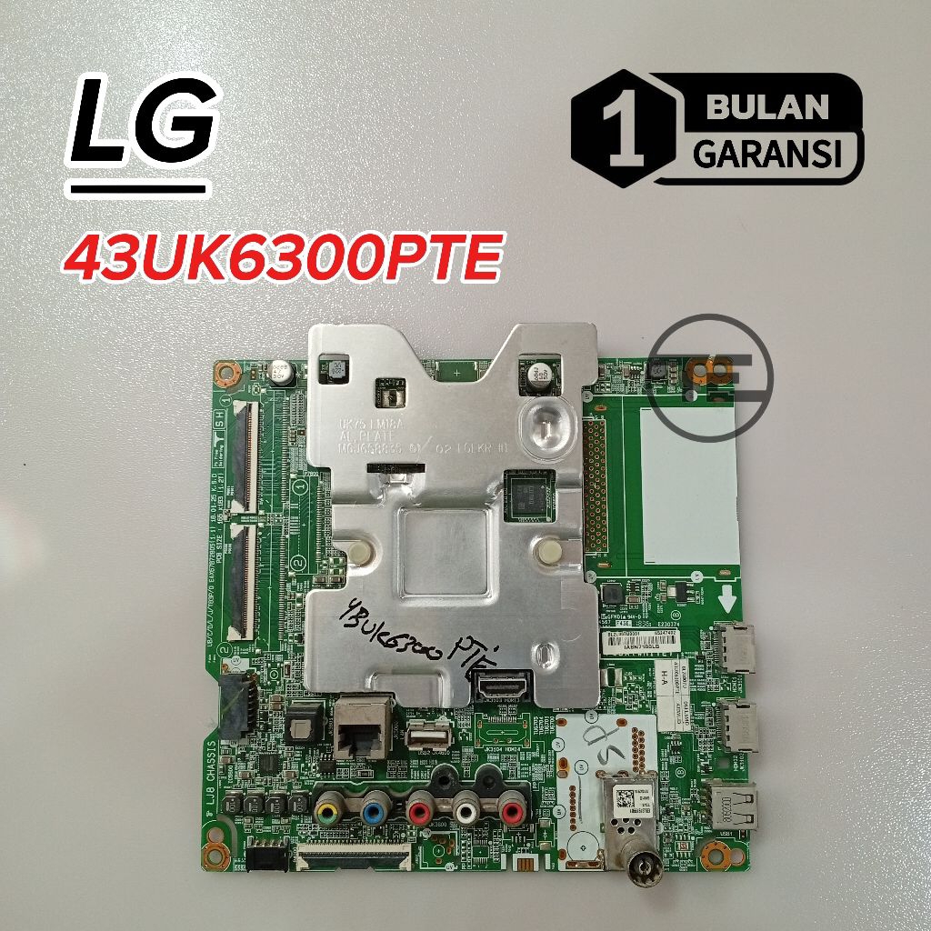 LG 43UK6300PTE MESIN TV LG 43UK6300PTE MAINBOARD MOTHERBOARD MODUL MOBO TV LED