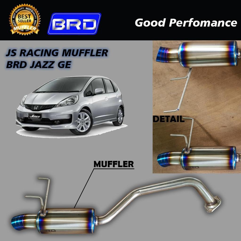 Muffler Exhaust Knalpot Js Racing Style BRD Thailand Honda Jazz GE GE8