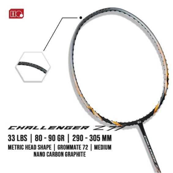 RAKET BADMINTON HIQUA CHALLENGER Z 55 66 77 88 99 ORIGINAL HOT