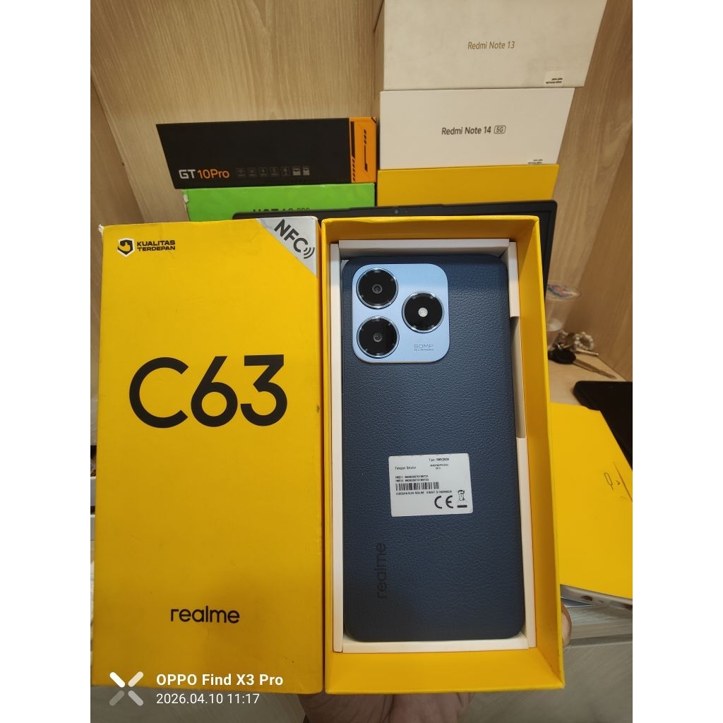 HP REALME C63nfc 6/128gb second bagus