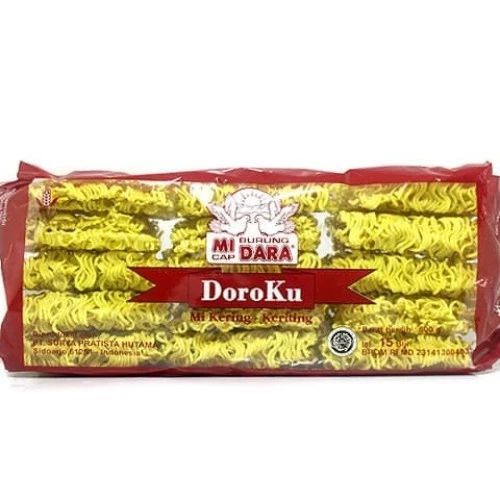 Mie Kering Gandum Doroku 600g - Cocok untuk Seblak, Mie Ayam, Cuangki, Mie Goreng