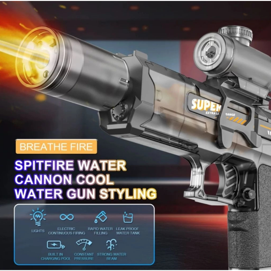 Mainan Pistol Air Elektrik - Water Gun