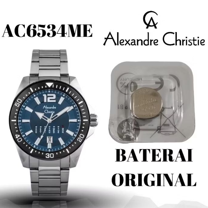 BATERAI JAM ALEXANDRE CHRISTIE ORIGINAL AC6534ME