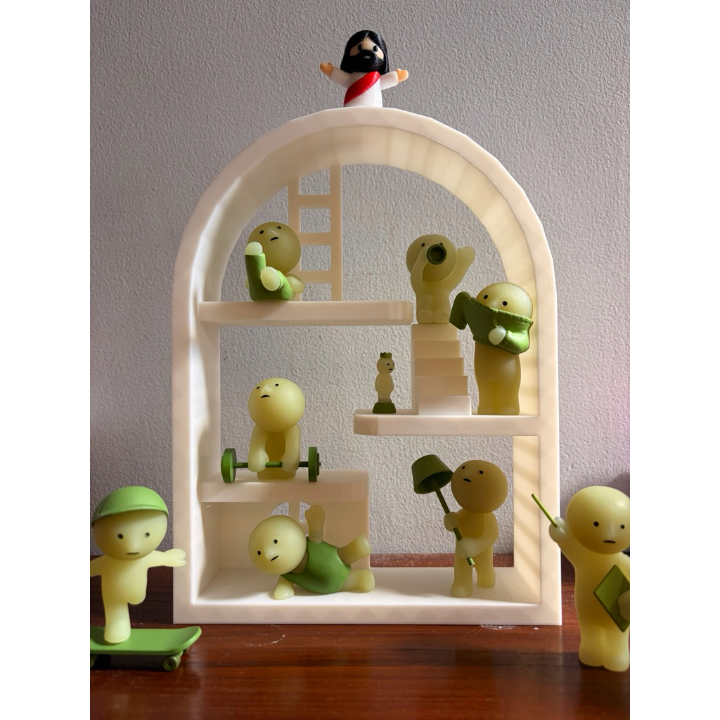 Smiski House | Mini Display Rak Dekor Estetik | Pre-Order