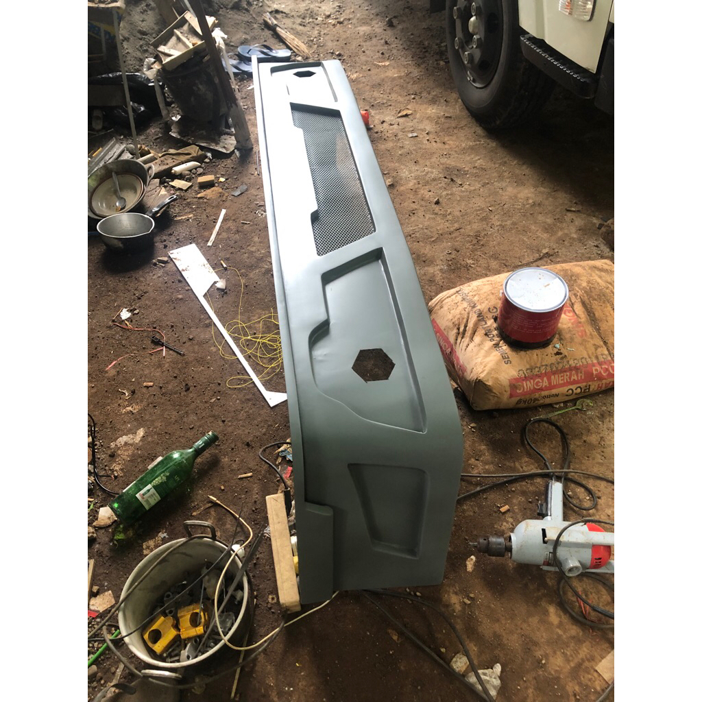 SPOILER TAMBAHAN BEMPER L300 Euro4 CEPER bahan plat besi