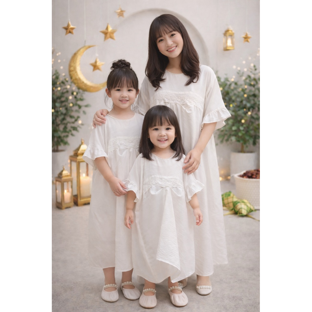 Raneea - AMEERA kaftan bayi kaftan baju bayi perempuan baju anak perempuan anak kaftan dewasa Couple