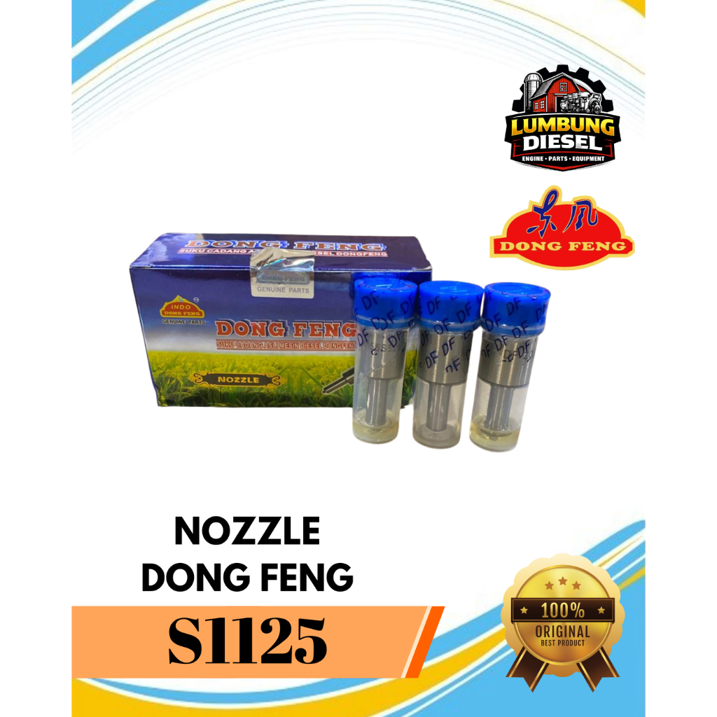 Nozzle Dongfeng S1125 Original / Nozel Injeksi Mesin Diesel 25HP 28HP 30HP