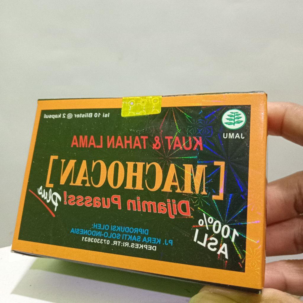 MADU BUBUK ALAM MACHOCAN KAPSUL ISI 20